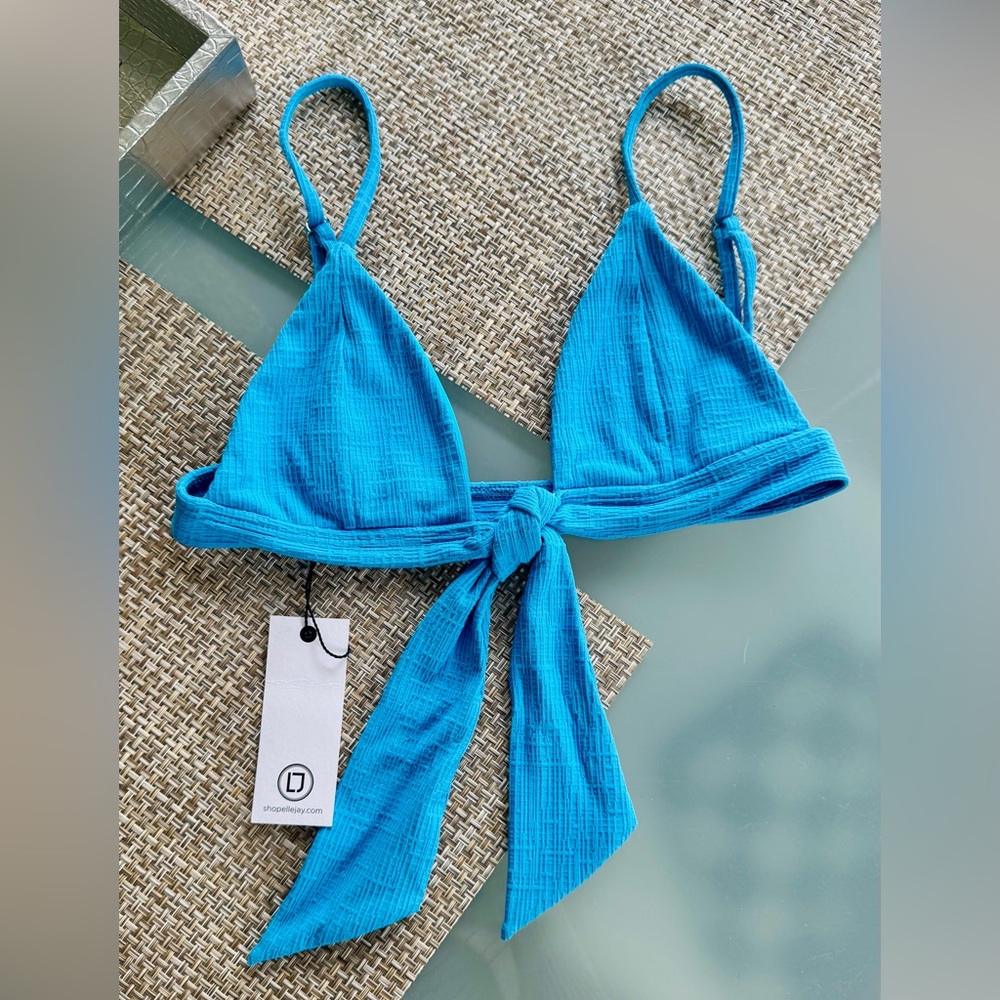 Ellejay Turquoise bikini top